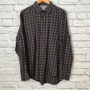 Joseph Abboud plaid casual long sleeve shirt